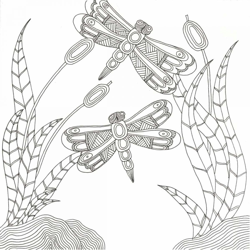 Art Print: Dragons In The Sky