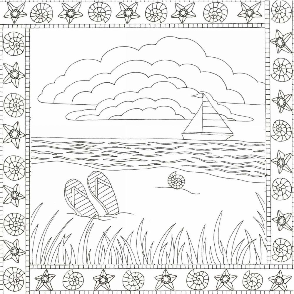 Art Print: Summer Time Boat