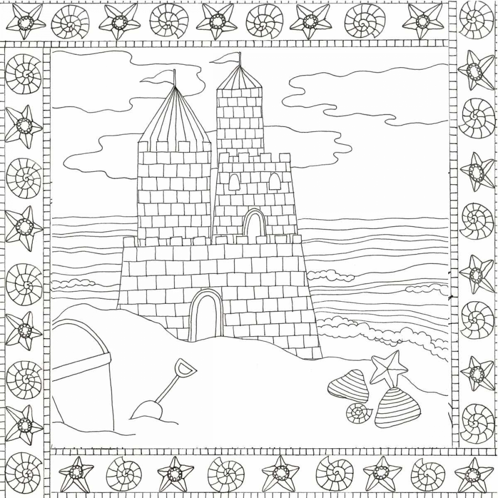 Art Print: Summer Time Castle