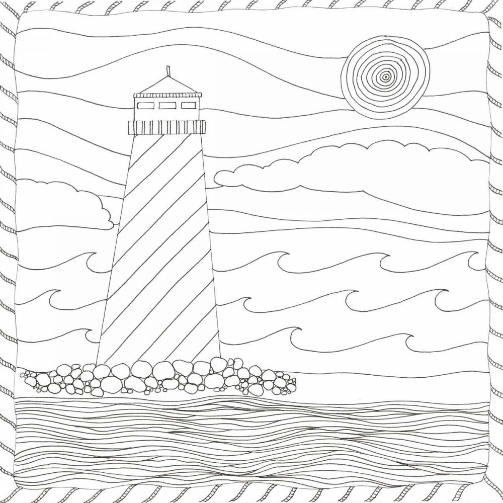 Art Print: Lighthouse Majesty