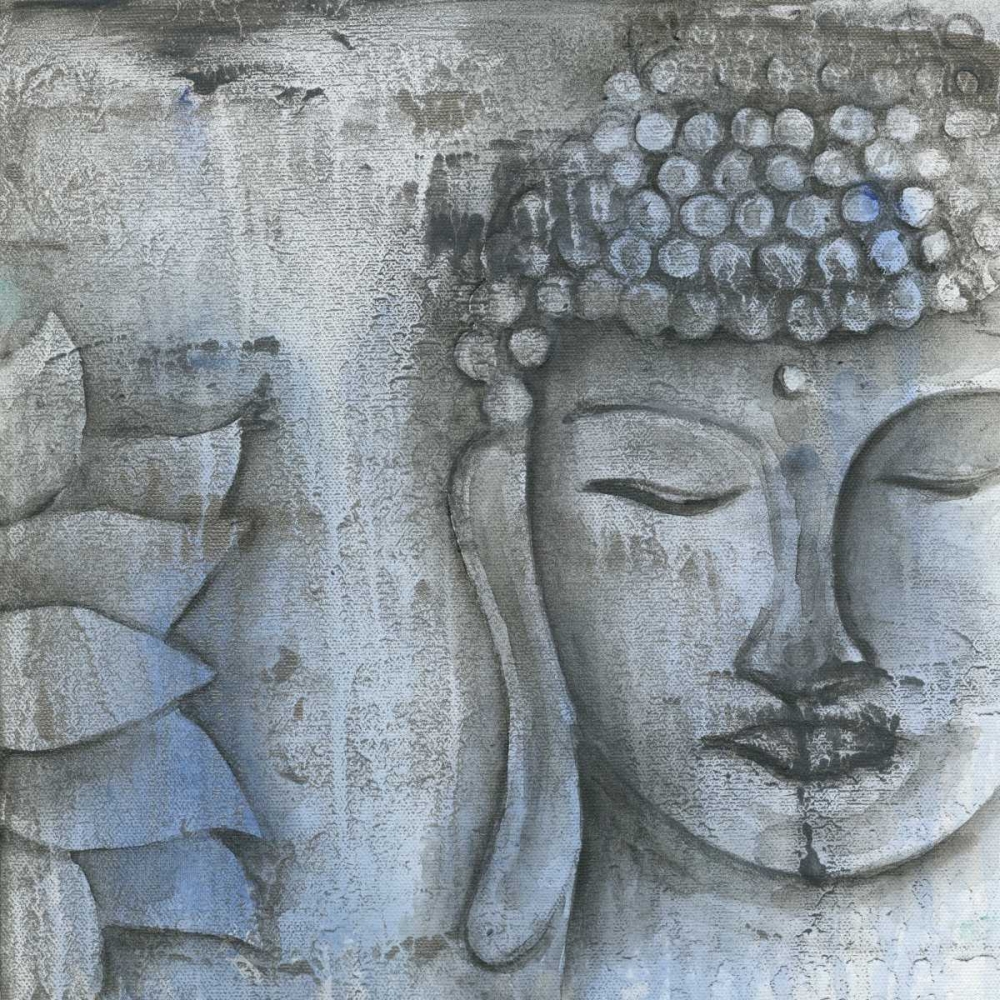 Wall art: Stone Buddha, by Varacek, Pam