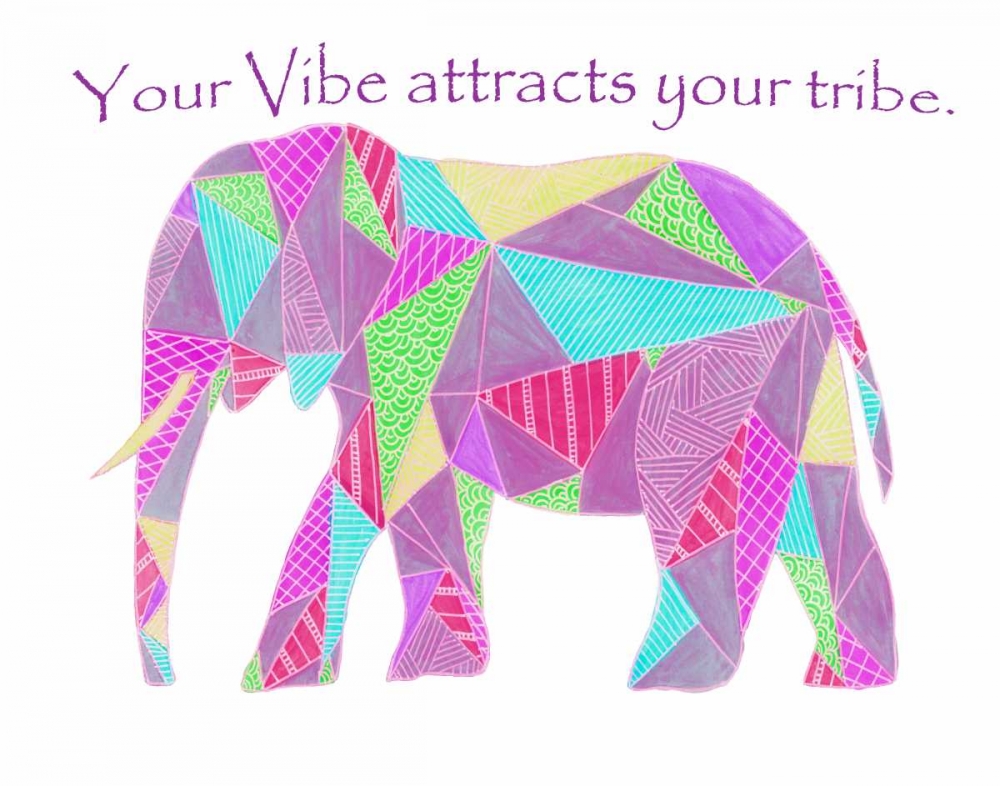 Art Print: Colorpoly Elly Vibe