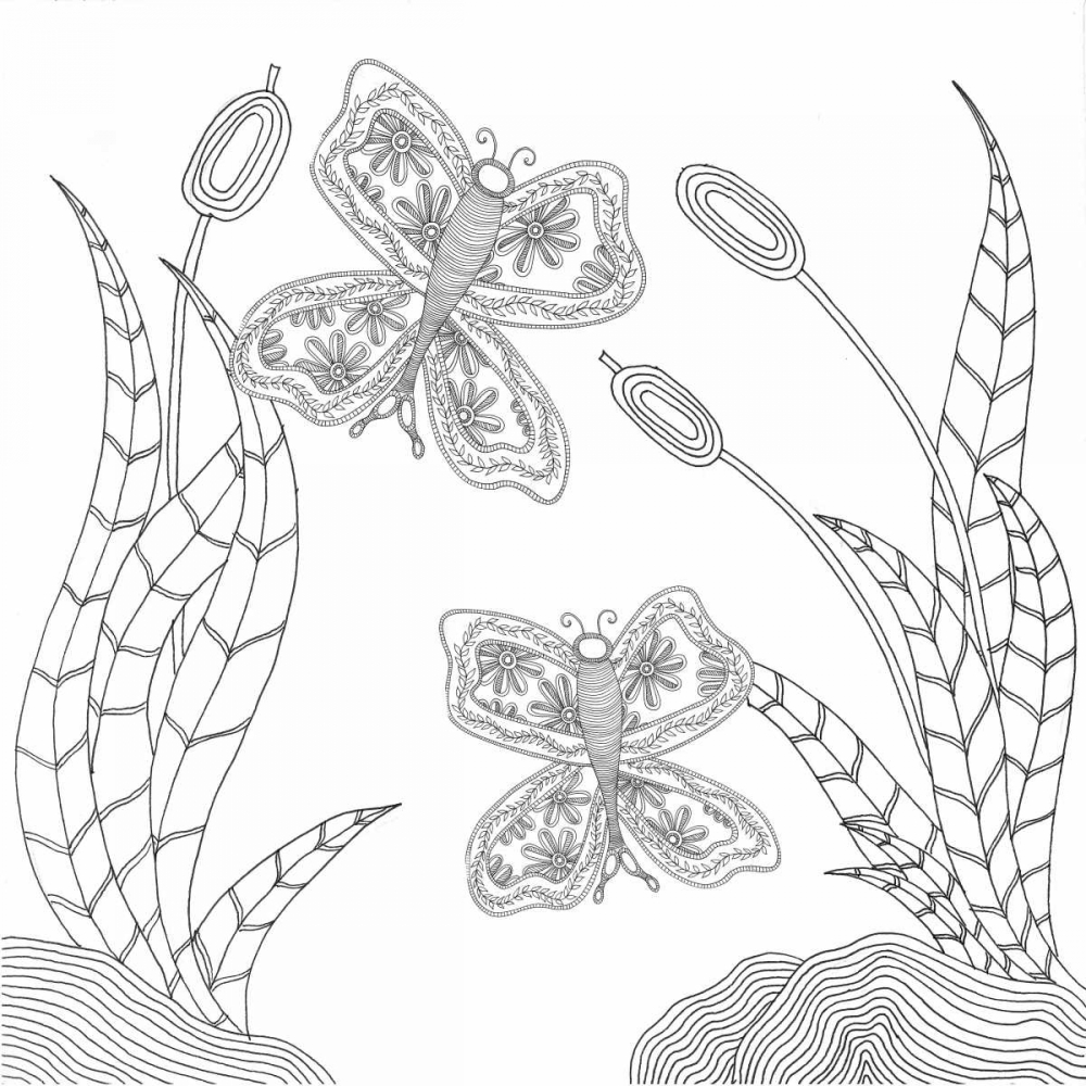 Art Print: Butterfly Sky