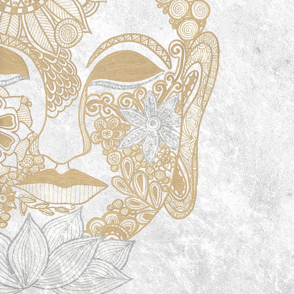 Art Print: Buddha Bling Square