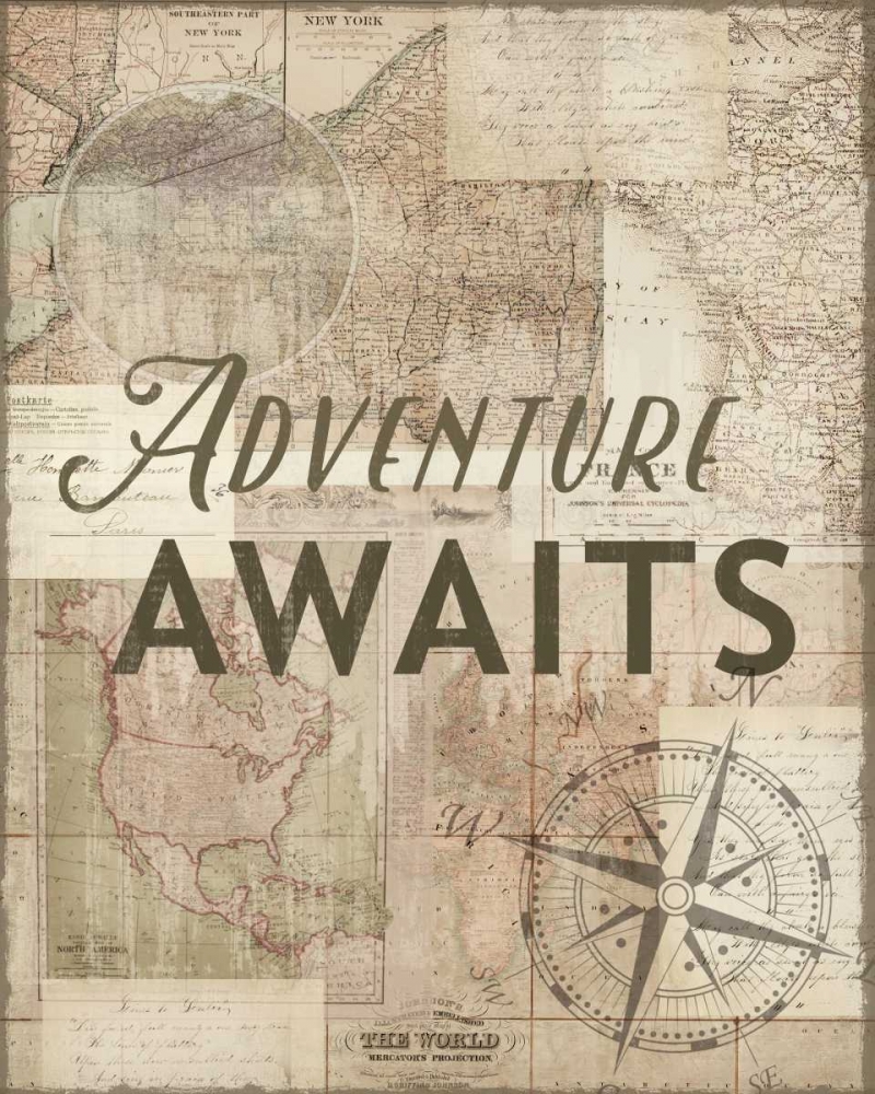 Art Print: Adventure Awaits Recolor