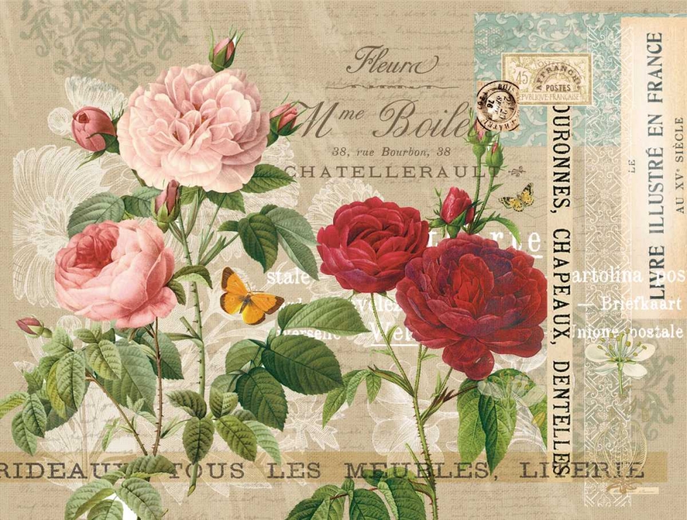 Wall Art Painting id:106837, Name: Garden Botanical Taupe, Artist: Allen, Candace