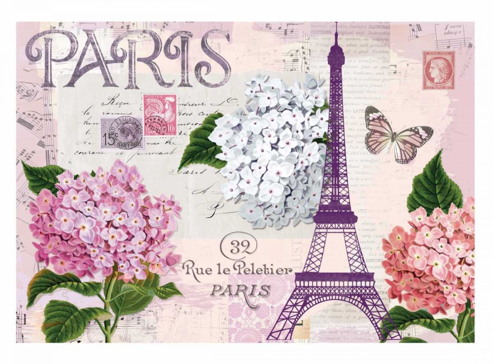 Art Print: Paris in Lavendar