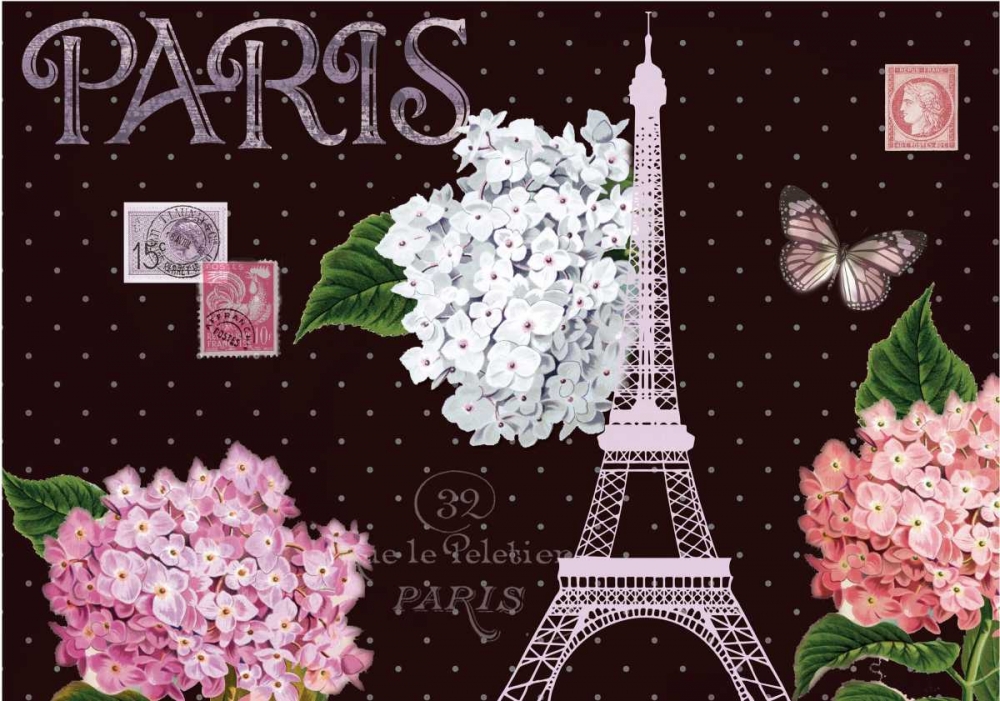 Art Print: Paris Dots