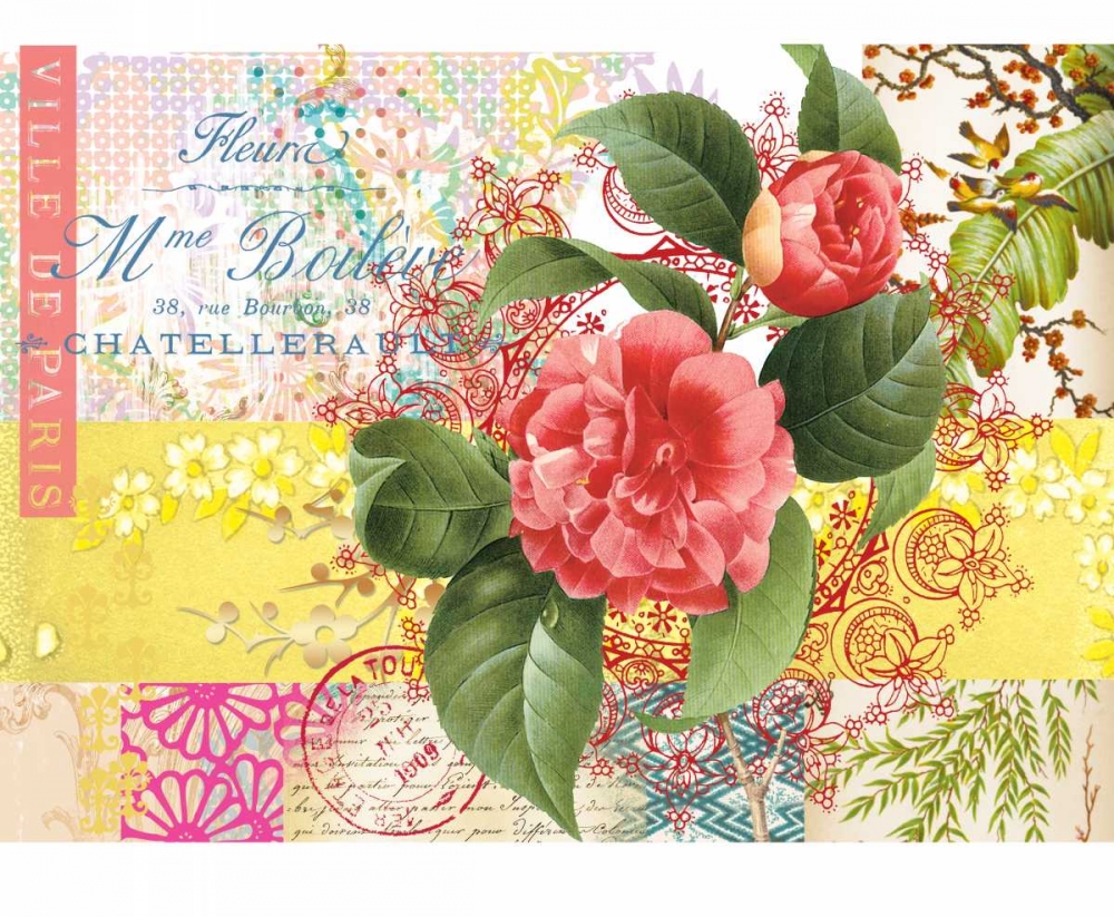 Art Print: Boho Patchwork 2