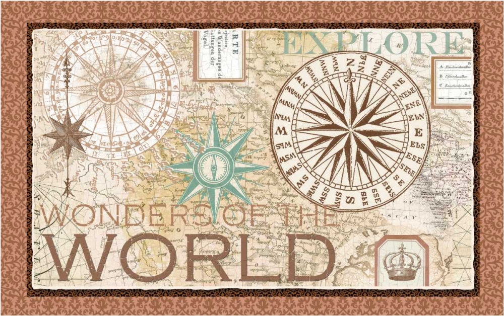 Art Print: Wonders of the world Main ART