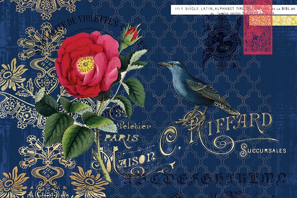 Art Print: Botanical Birds