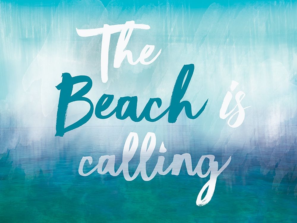Art Print: The Beach Is Calling
