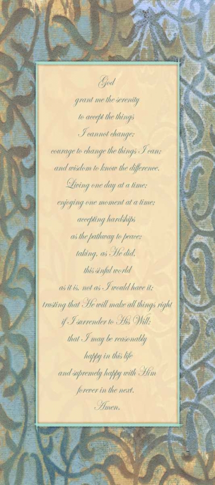 Art Print: God Serenity Panel