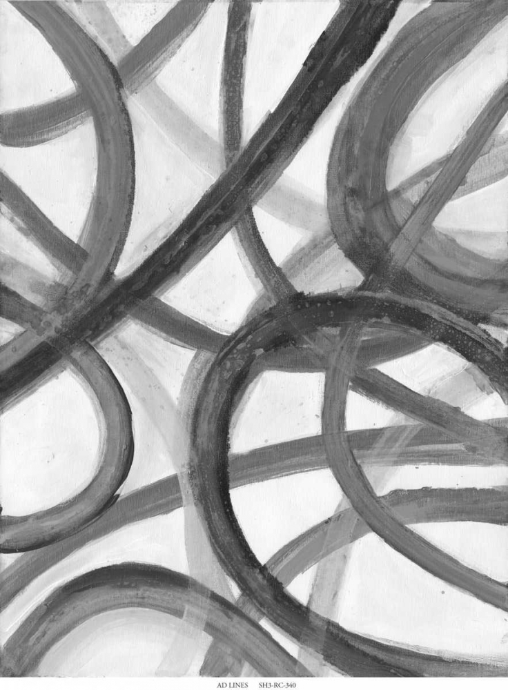 Wall art: Black Stroke, by Haynes, Smith