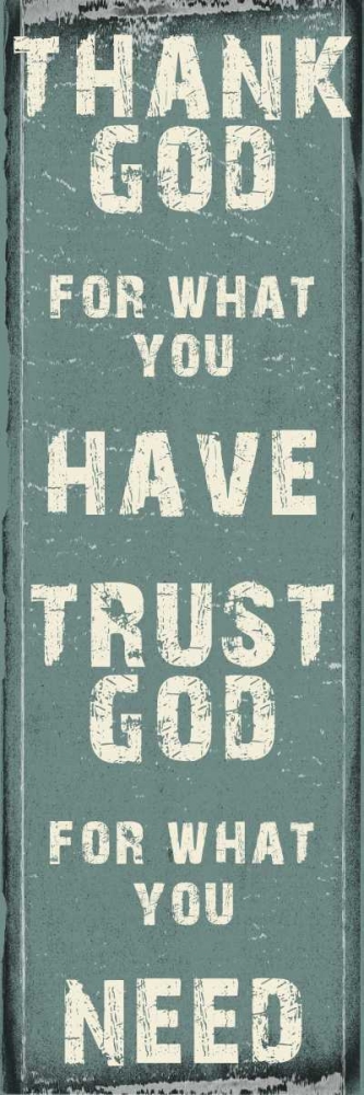 Art Print: Trust God