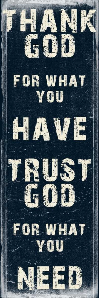 Art Print: Trust God