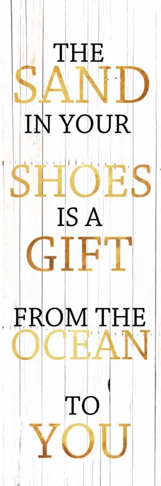 Wall Art Painting id:139305, Name: Gift From The Ocean Gold, Artist: Lewis, Sheldon