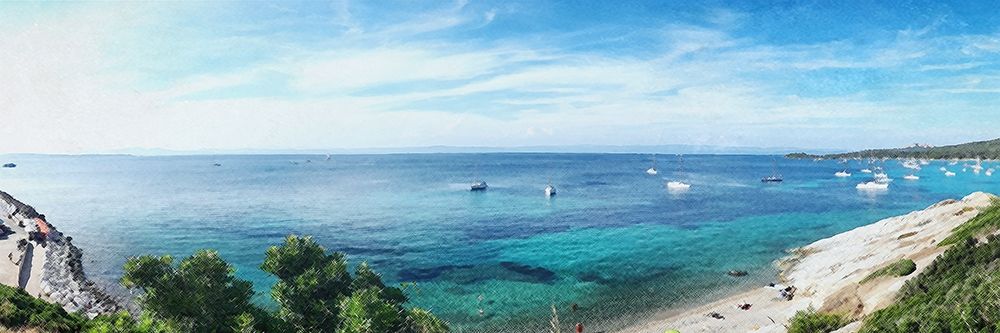 Art Print: Coastal Brush Strokes 2