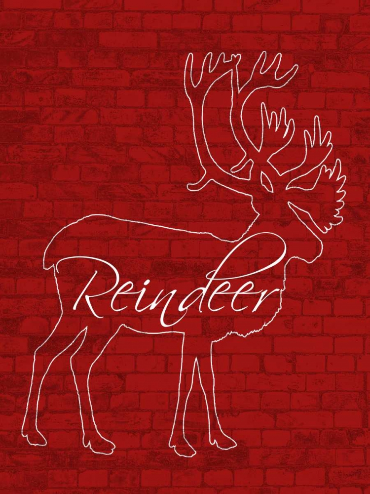 Wall Art Painting id:162423, Name: Reindeer, Artist: Lewis, Sheldon