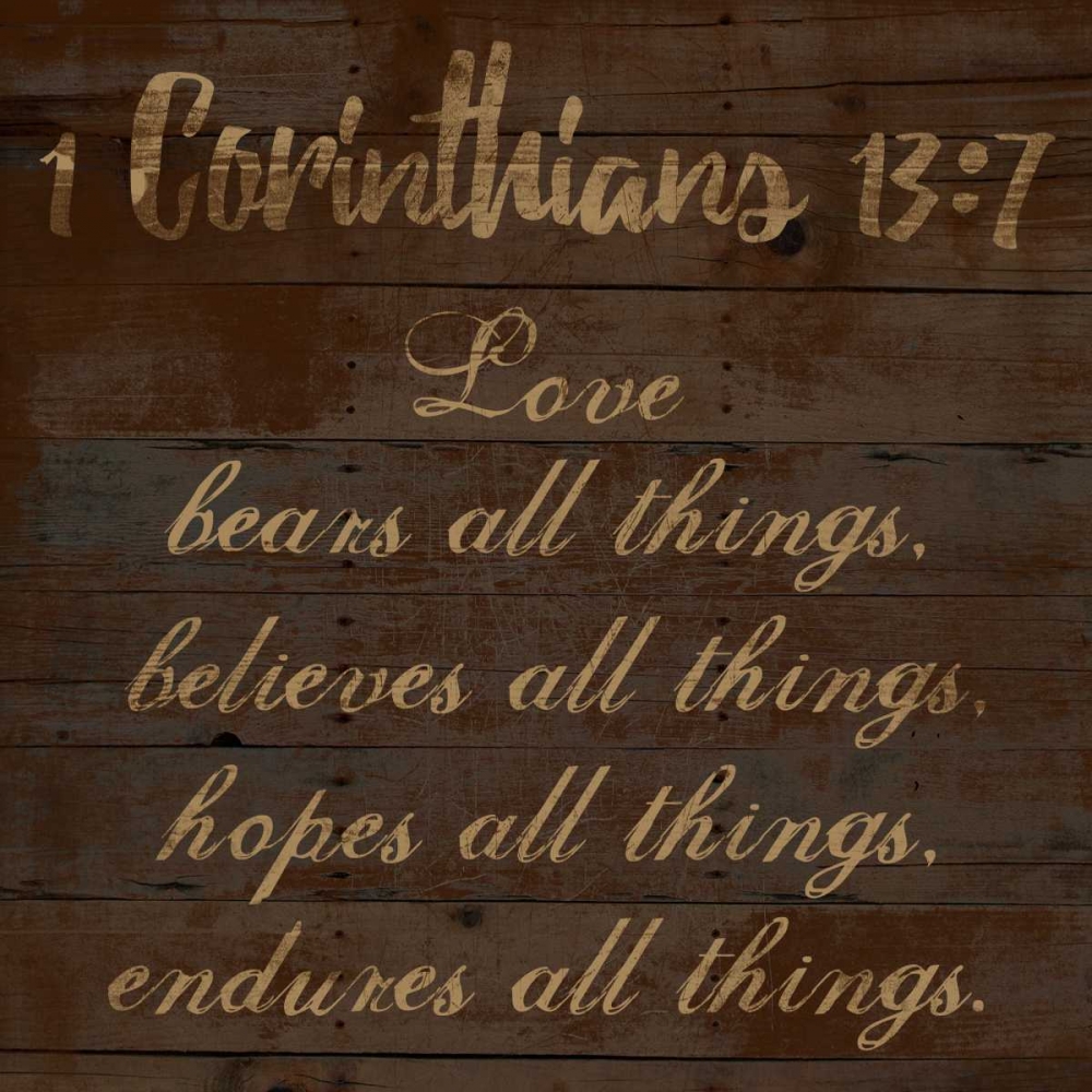 Art Print: Corinthians 13-7