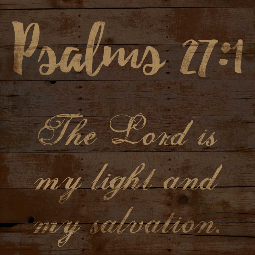 Art Print: Psalms 27-1