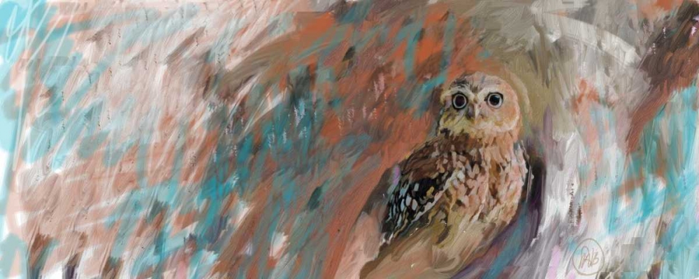 Wall Art Painting id:162522, Name: Owl Panel, Artist: Butcher, Sarah