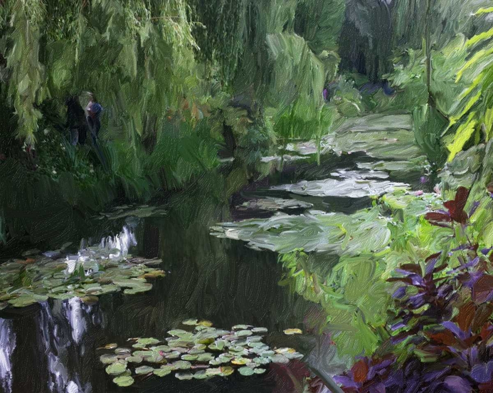 Wall Art Painting id:152843, Name: Giverny Pond, Artist: Butcher, Sarah