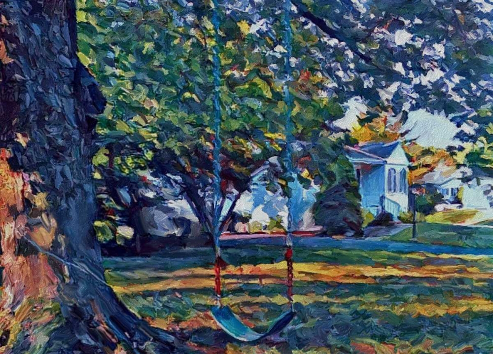 Wall Art Painting id:152849, Name: Empty Swing, Artist: Butcher, Sarah