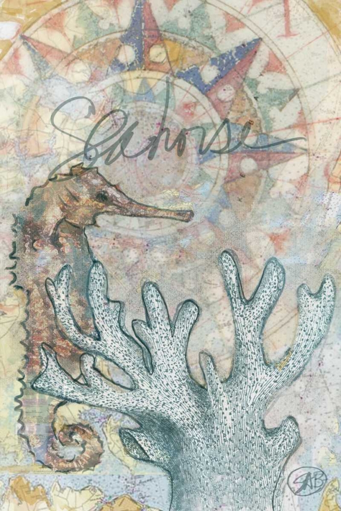 Wall Art Painting id:174259, Name: Seahorse, Artist: Butcher, Sarah