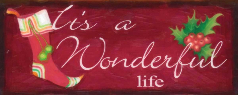 Wall art: WONDERFUL LIFE, by Greene, Taylor