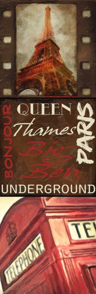 Wall Art Painting id:39423, Name: Travel 9 Patch A, Artist: Greene, Taylor