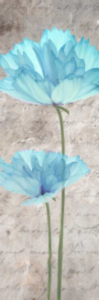 Wall Art Painting id:39429, Name: Blue Floral Panel II, Artist: Greene, Taylor