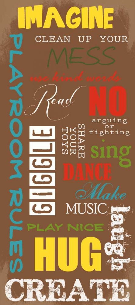 Wall Art Painting id:39485, Name: PLAYROOM, Artist: Greene, Taylor