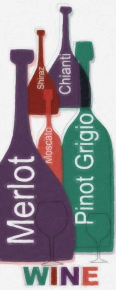 Wall Art Painting id:39491, Name: WINE PANEL, Artist: Greene, Taylor