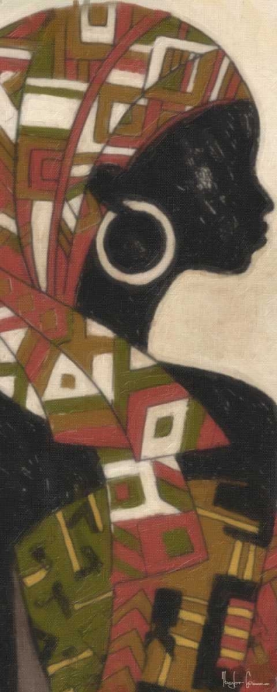 Wall Art Painting id:39631, Name: REGALITY PANEL I, Artist: Greene, Taylor