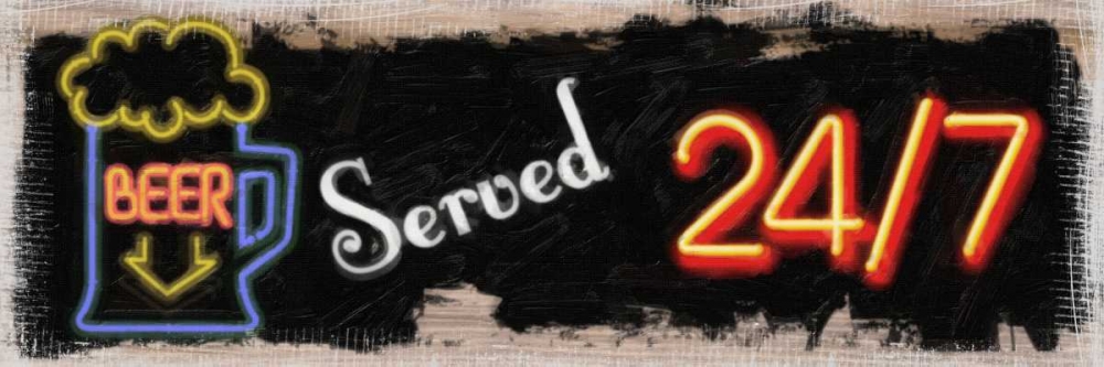 Wall Art Painting id:39653, Name: BEER 24 7, Artist: Greene, Taylor
