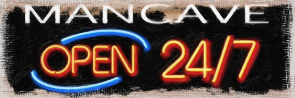 Wall art: OPEN 24 7, by Greene, Taylor