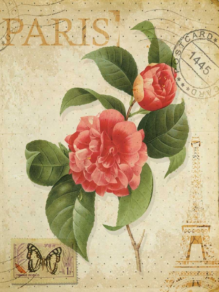 Wall Art Painting id:39750, Name: VINTAGE PARIS ROSE- OIL, Artist: Greene, Taylor