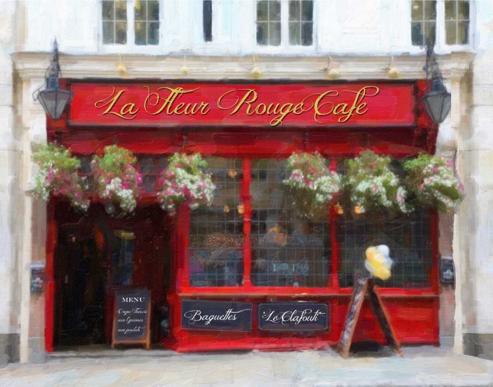 Wall Art Painting id:39795, Name: LA FLUER ROUGE, Artist: Greene, Taylor