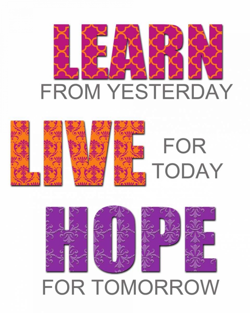 Wall Art Painting id:39868, Name: LEARN VER 2, Artist: Greene, Taylor