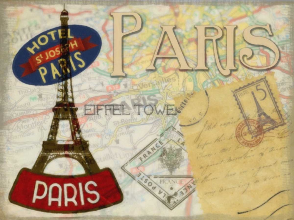 Wall Art Painting id:40025, Name: VINTAGE PARIS, Artist: Greene, Taylor