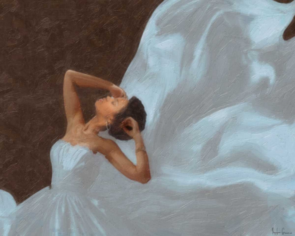 Wall art: LADY IN BLUE, by Greene, Taylor