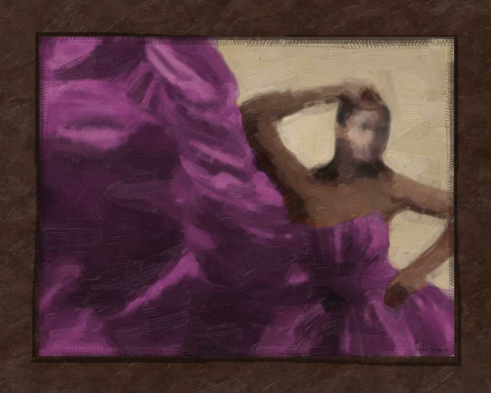 Wall art: LADY IN PLUM, by Greene, Taylor