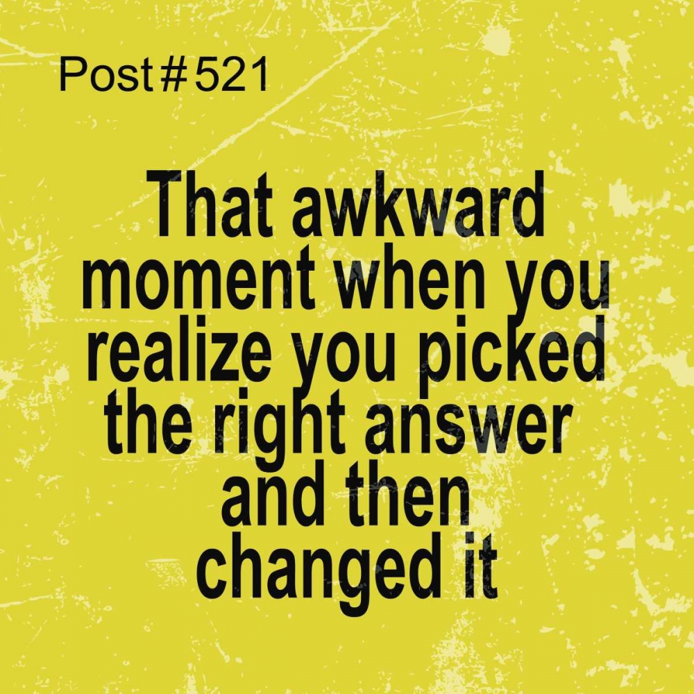 Wall art: POST# 521, by Greene, Taylor