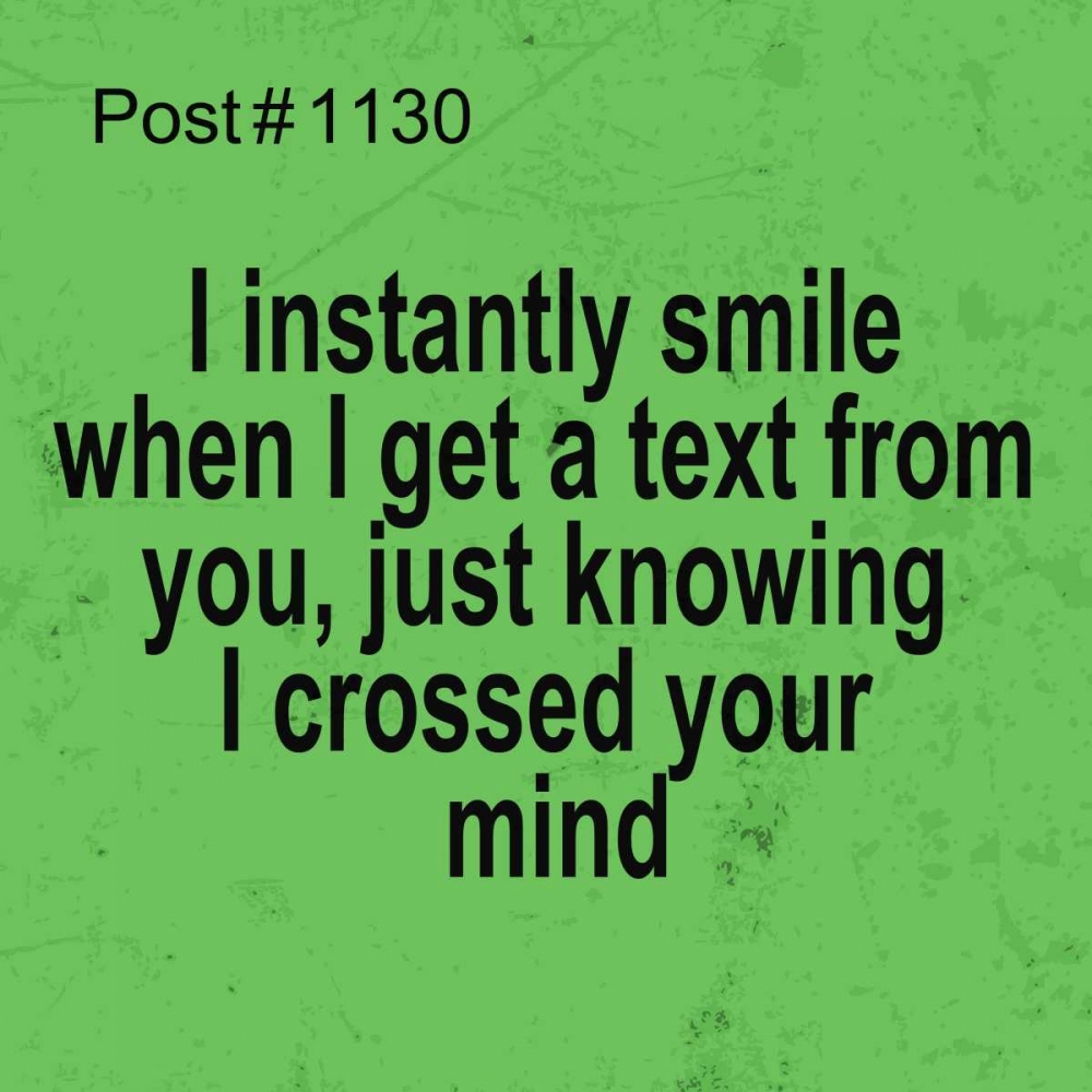 Wall art: POST# 1130 F, by Greene, Taylor