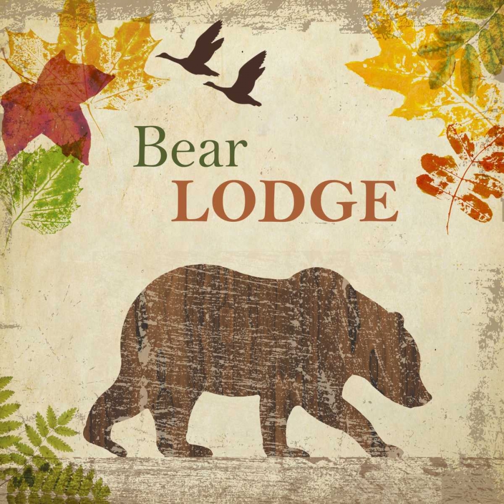 Wall art: BEAR LODGE, by Greene, Taylor