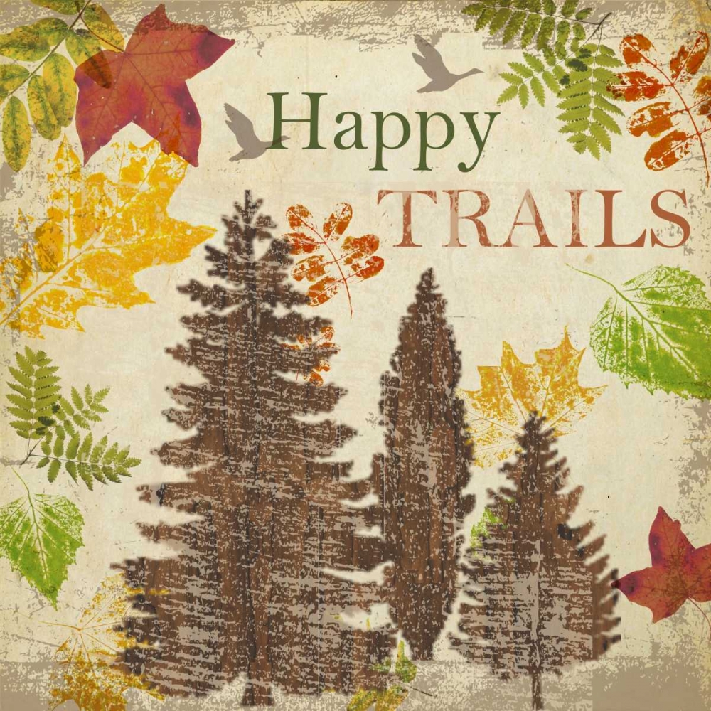 Wall art: HAPPY TRAILS, by Greene, Taylor