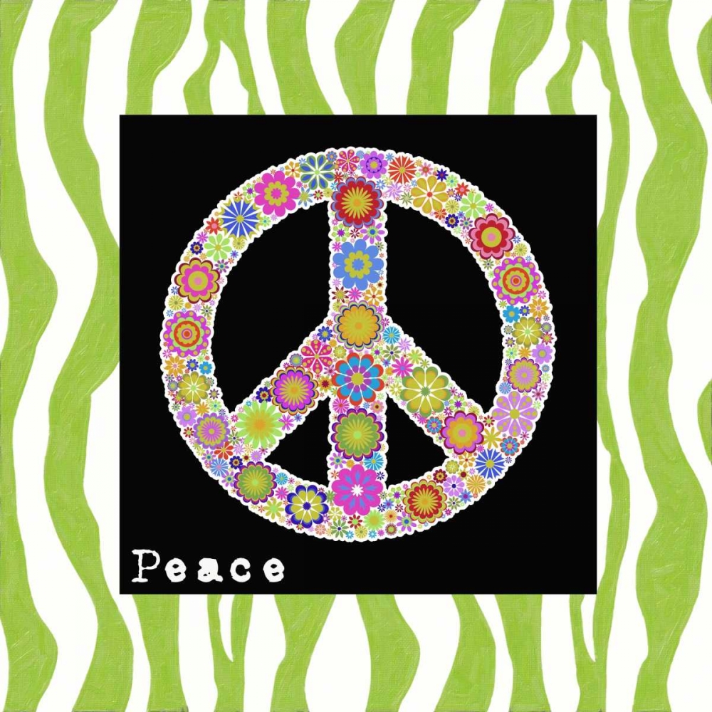 Wall art: PEACE, by Greene, Taylor