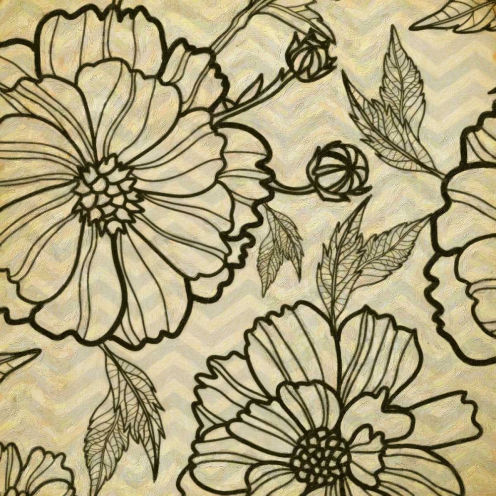 Wall Art Painting id:21841, Name: Floral Pattern I, Artist: Greene, Taylor