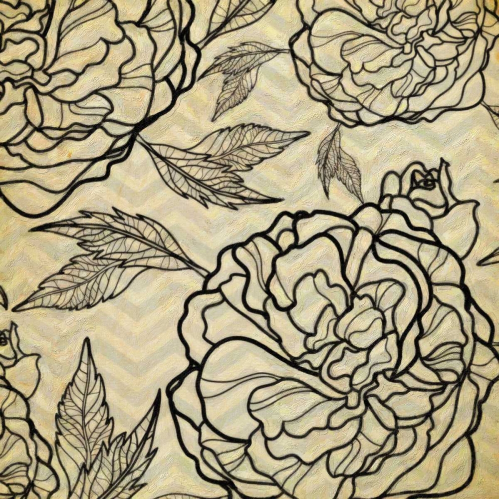 Wall Art Painting id:21842, Name: Floral Pattern II, Artist: Greene, Taylor